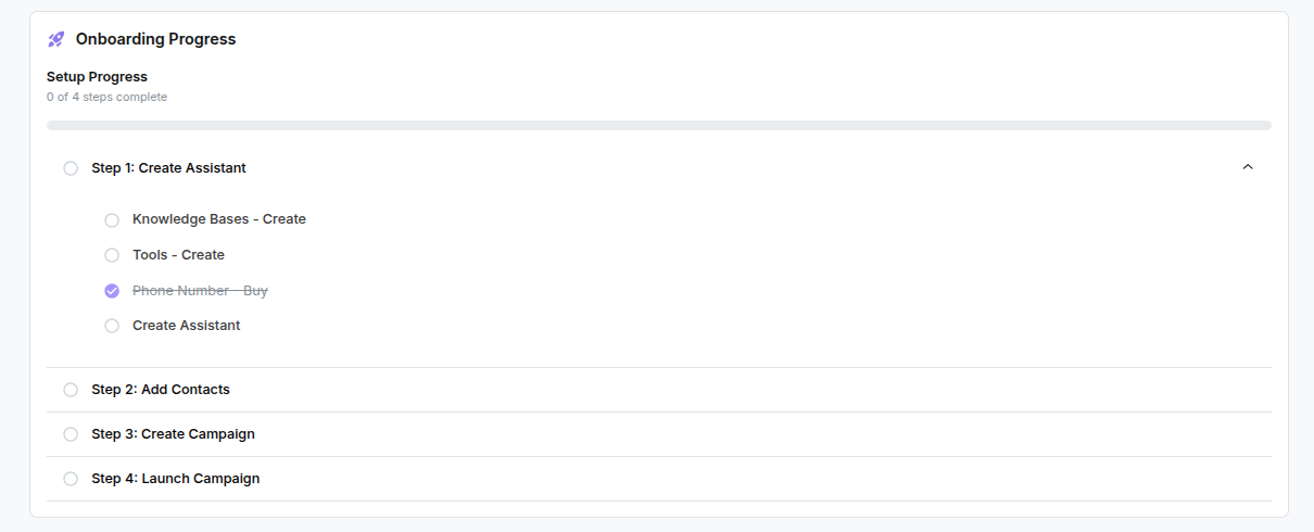 Profile Settings & Onboarding